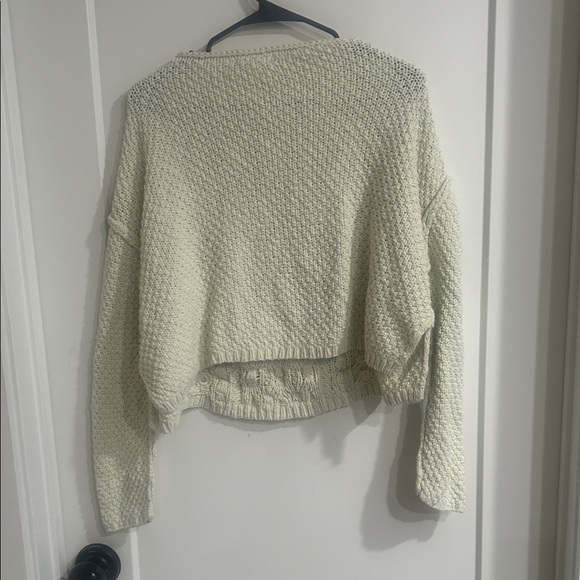 Altar'd State Cream Cable Knit Sweater - Picture 3 of 5